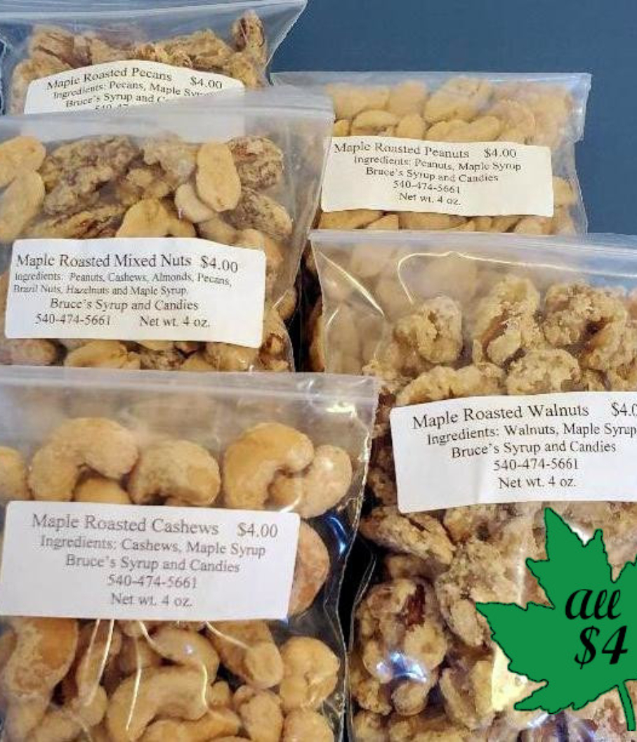 maple syrup, maple candy, Bruce's Syrup and Candies, Highland County, Virginia, Highland Maple Festival, Monterey, wedding favors, wedding, gifts, event favors