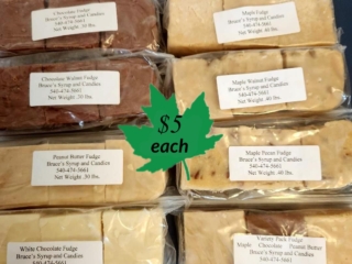 VARIOUS FUDGES Various fudges, $5 each