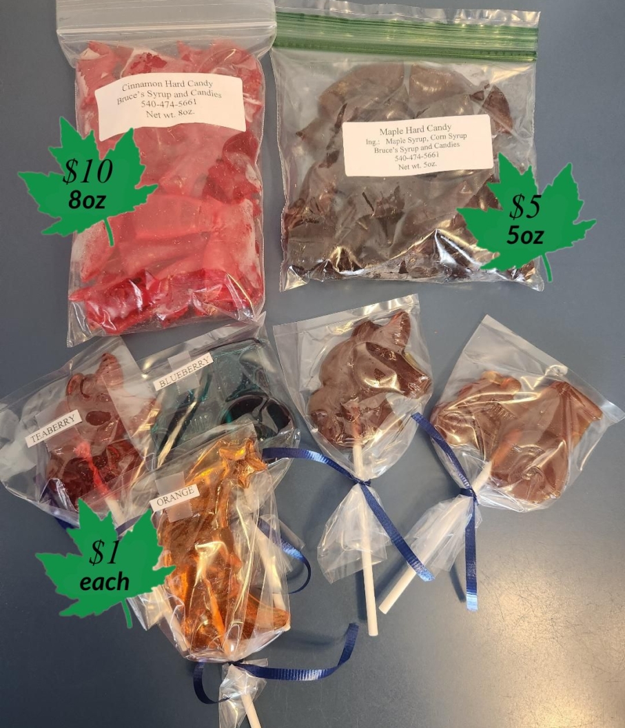 Hard candy and lollipops